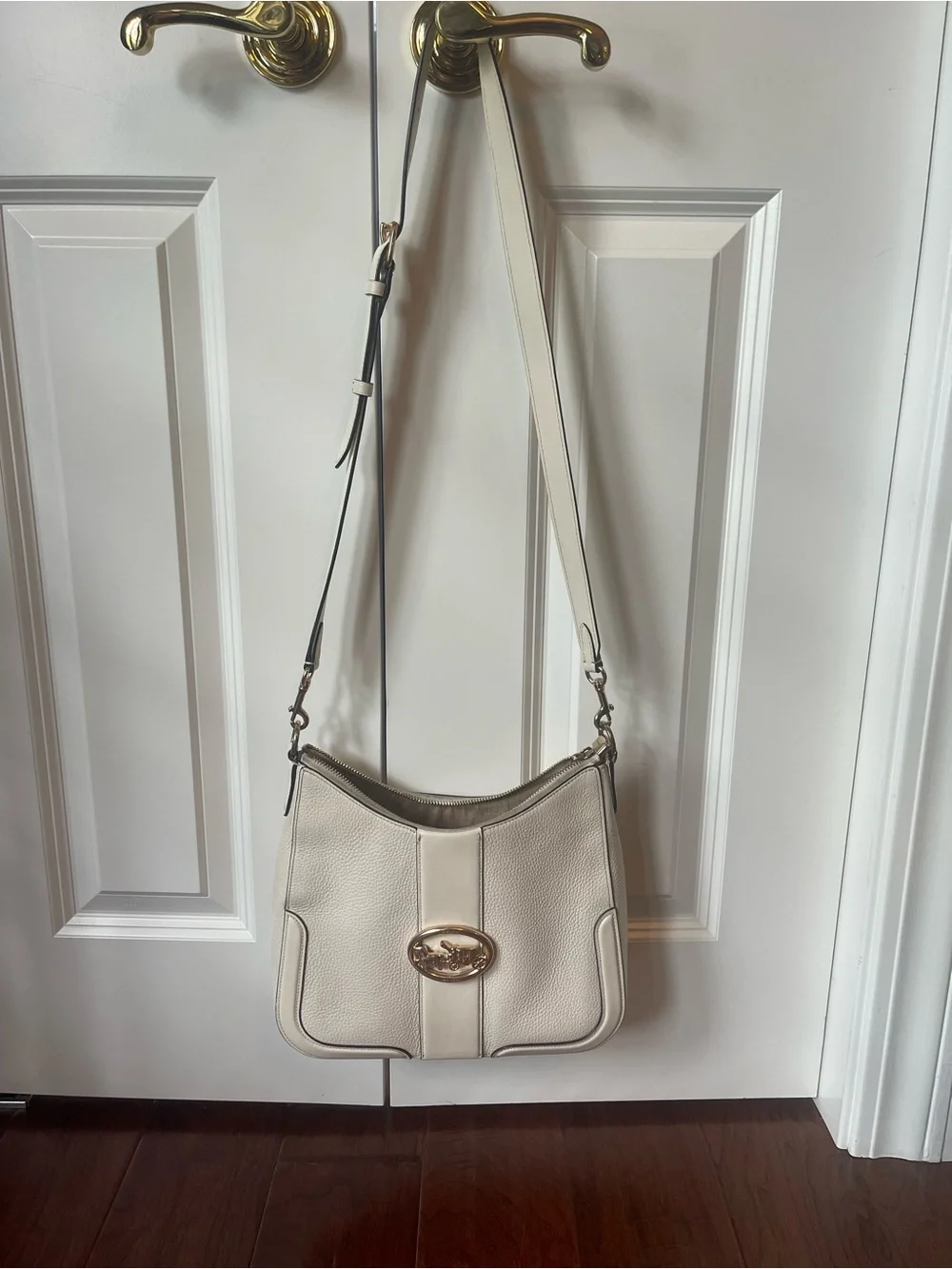 Coach C1534 Georgie Hobo in Chalk